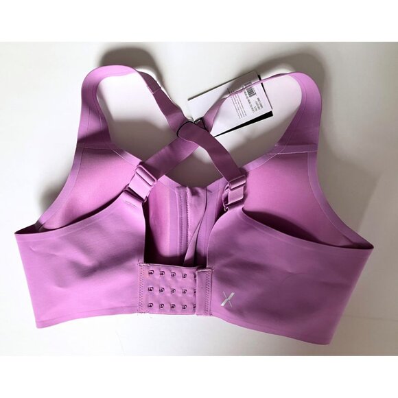 Knix Catalyst Front Zip Sports Bra Amethyst Size 4 - Picture 3 of 4